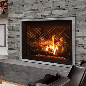large gas fireplace